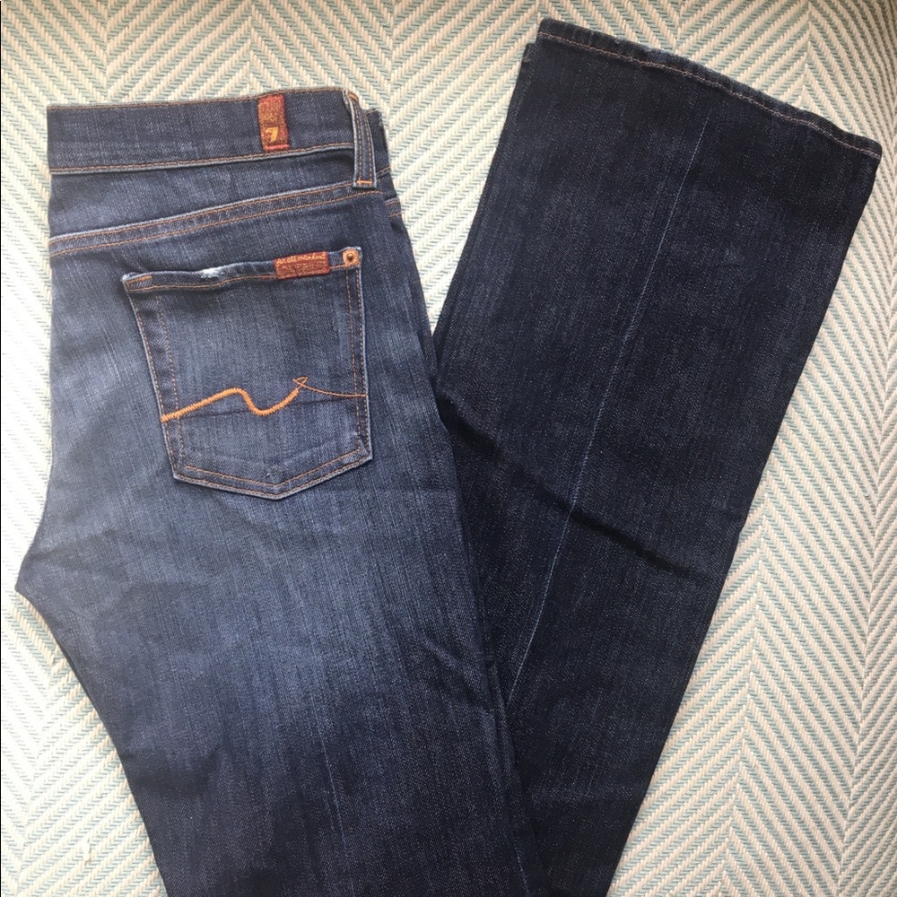 7 For All Mankind Long Legs Bootcut Denim Jeans